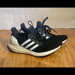 Adidas Ultraboost DNA 4.0 Athletic Shoe Black/White Size 5